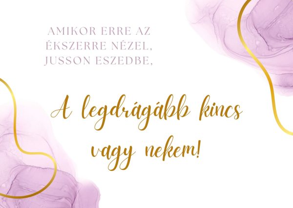 A legdrágább kincs .. - Ajándékkísérő kártya